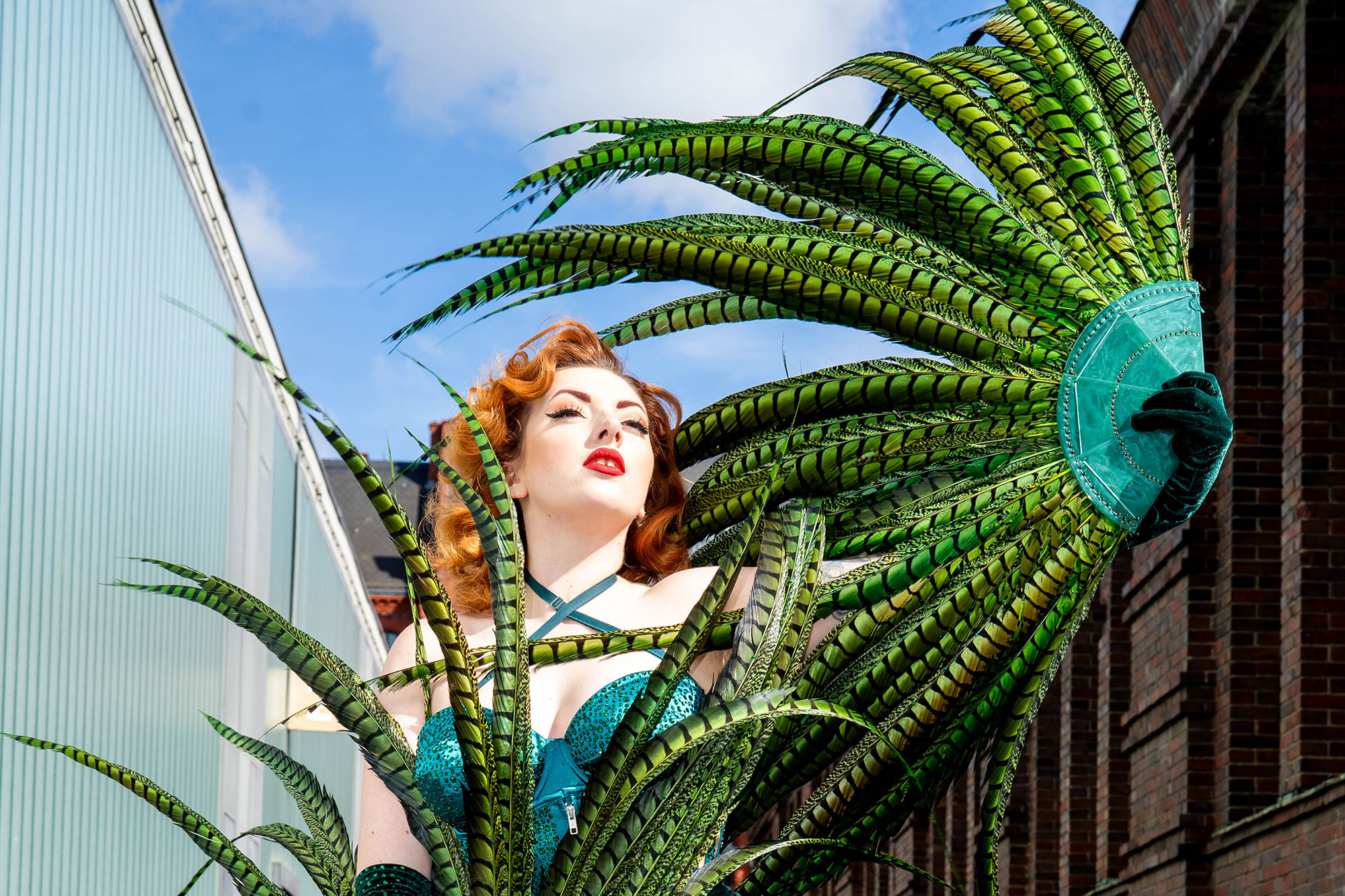 Burlesque-Tänzerin Felicity Felicis aus Berlin