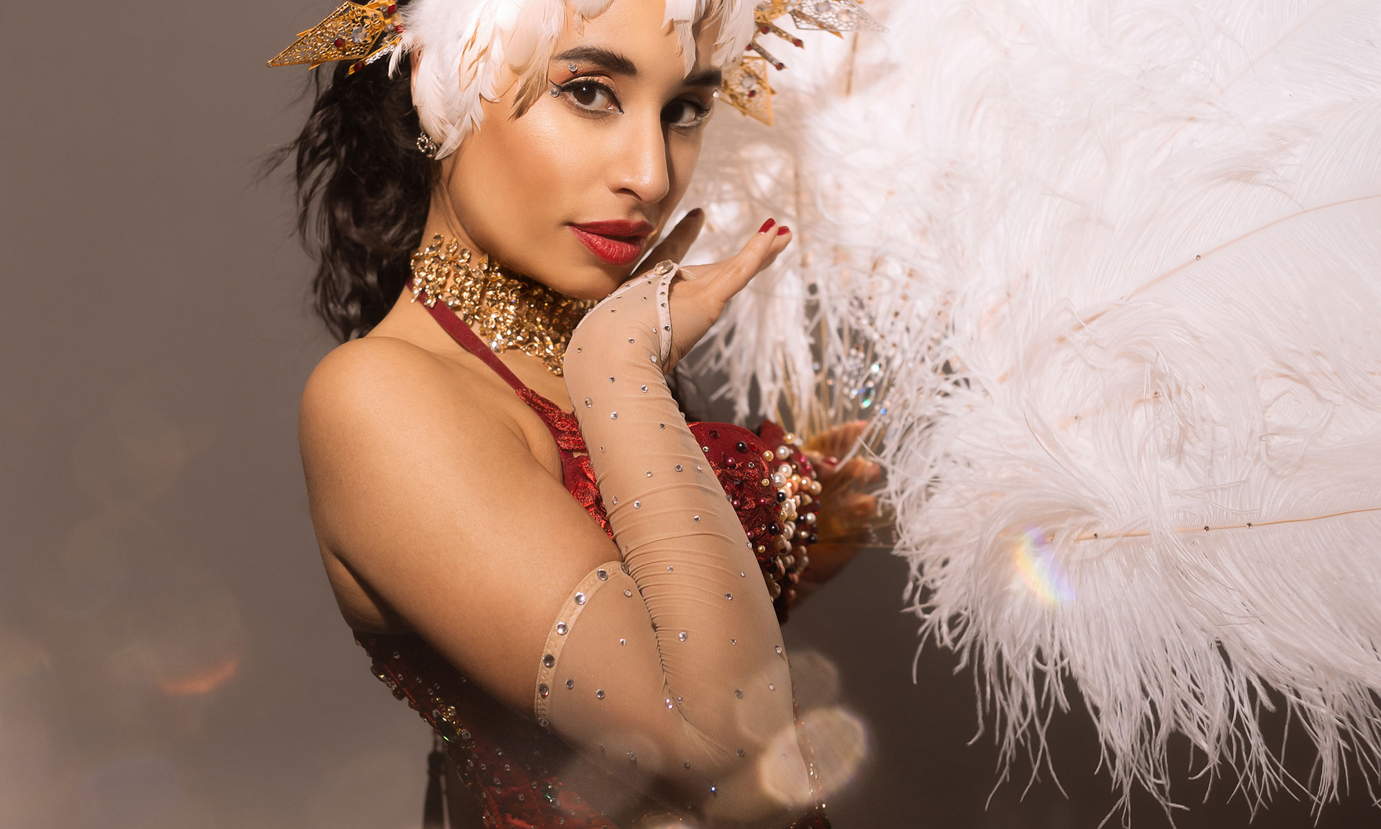 Burlesque-Tänzerin Lucy La Fer aus Berlin